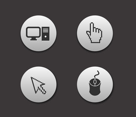 computer icon set