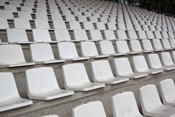Fototapeta premium Chairs on stadium