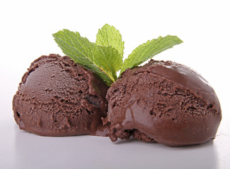 glace au chocolat