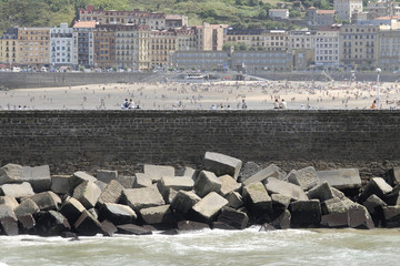 europa, spagna, paesi baschi, san sebastian, la spiaggia © cronopio