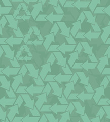 Fototapeta premium recycle sign seamless pattern