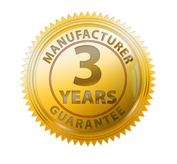 gold 3 years guarantee