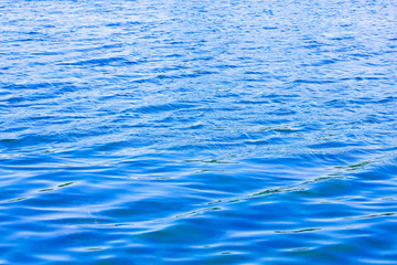 Blue water surface
