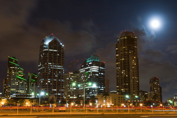 Fototapeta premium San Diego by Nacht