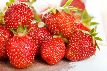 fresh strawberries