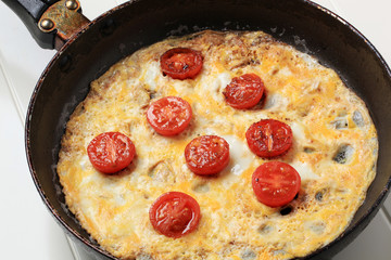 Egg omelet