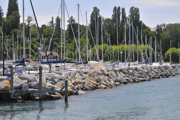 architecture ancienne, château,paysage,bateaux, lac