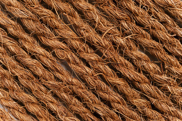 Texture of coarse rope lines