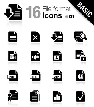 Basic -  File format icons