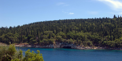Paysage côtier méditerranéen.
