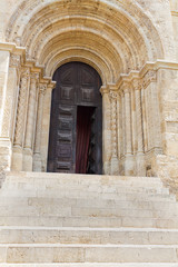 entrance of cathedral  Se Velha de Coimbra