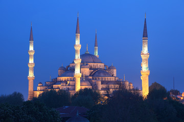 Sultan Ahmed Mosque (Blue Mosque) in Istanbul, Turkey