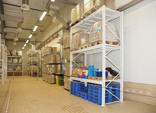 Large food warehouse