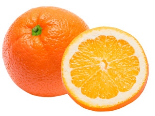 orange isolated on white background