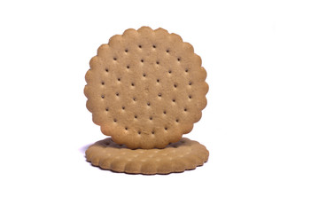 two round biscuits