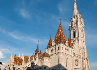 Fototapeta na wymiar Budapeszt Matthiaskirche 3