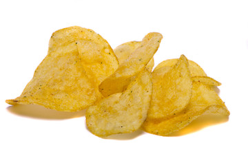yellow potato chips