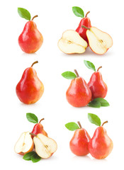 set of pear images
