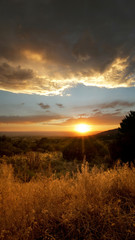 Desert Scenics: Stormy Sunset