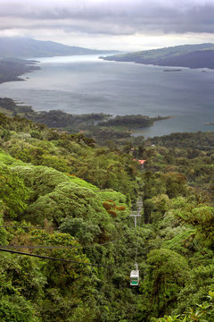 Rain Forest Tram over Lake Arenal, Costa Rica