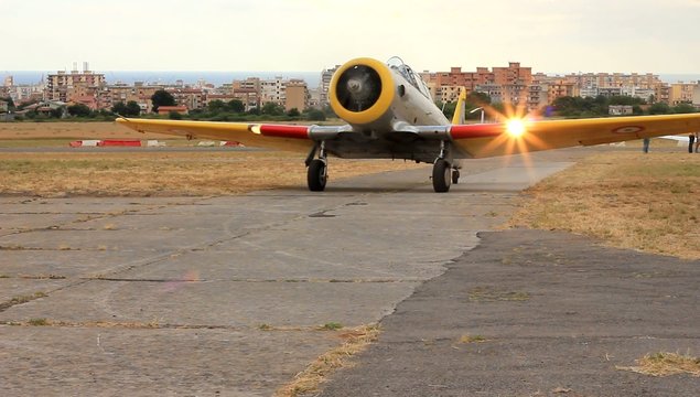 Falco F8 - posteggio in pista