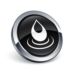 icône bouton internet goutte eau