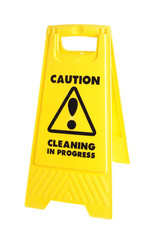 Caution Cleaning Sign