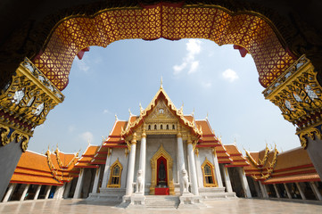 Fototapeta premium Wat Benjamaborpit Bangkok Thailand