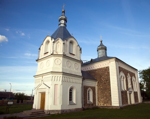 Fototapeta na wymiar The orthodox church located in Belarus