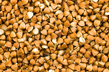 Buckwheat grains