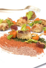 trancio di pesce fritto