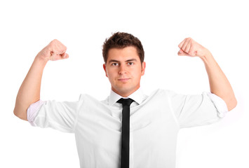 Strong businessman
