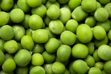 Fresh peas background
