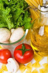Pasta ingredients