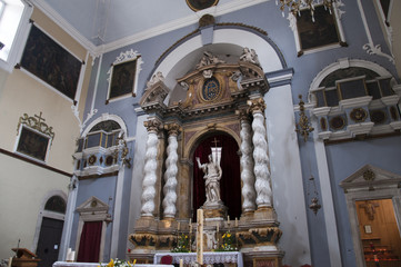 church in the walled City of Dubrovnic Croatia