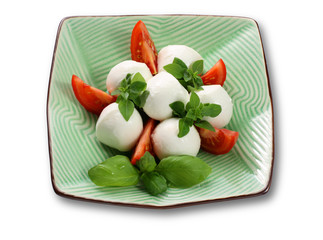 Mozzarelle e pomodori - Mozzarella and tomatoes