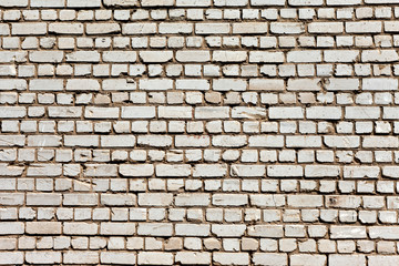 White brick wall texture