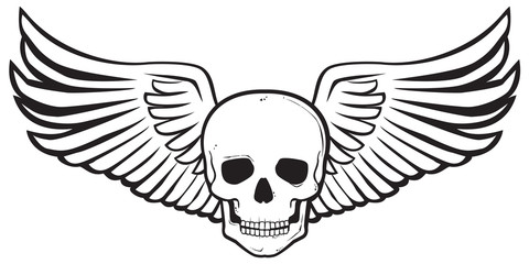 skull wing