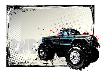 monster truck poster © Martin Bajnek
