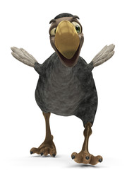 dodo cartoon running away © DM7