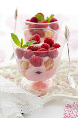 raspberry dessert