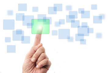 Button drücken - touchscreen interface