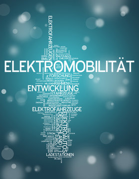 Wortwolke "Elektromobilit&auml;t"