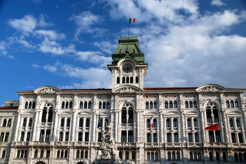 Obraz premium Municipio di Trieste, Italia
