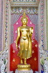 Fototapeta na wymiar stand Buddha image