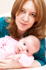 Mother with daughter