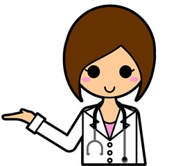 女医 医師 イラスト