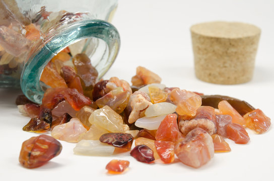 Zitrin, ausgesch&uuml;ttetes Glas