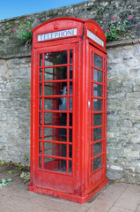 Fototapeta premium Telephone booth in England