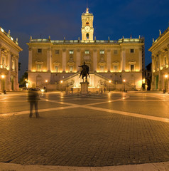 Fototapeta na wymiar Piazza del Campidoglio, Rzym